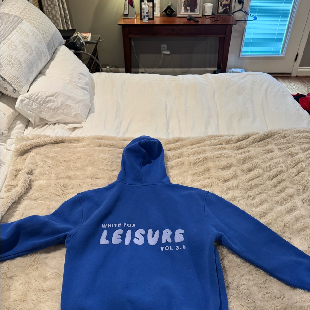 White Fox Boutique Blue Hoodie - Picture 5 of 6